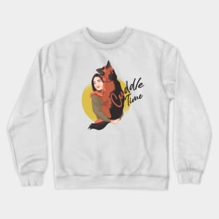 Dog Cuddle Time Crewneck Sweatshirt